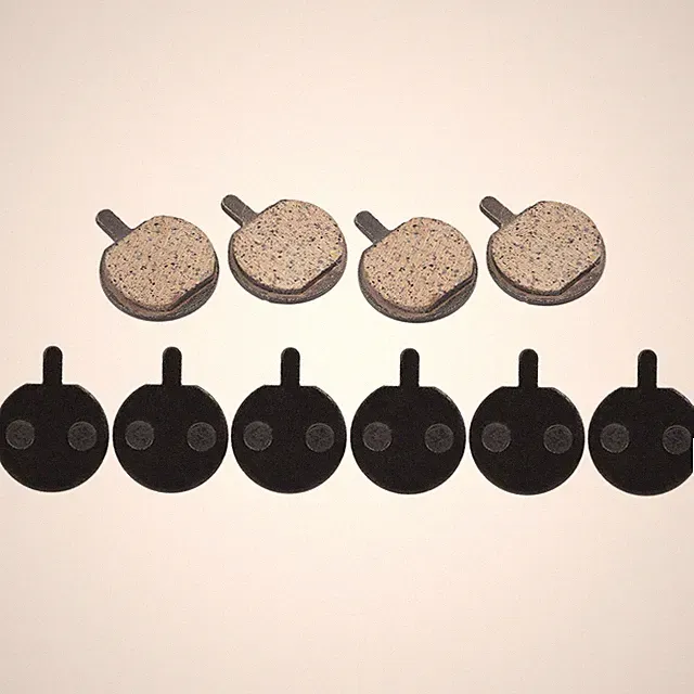 Bike Brake Pads, Bicycle Disc Resin Brakes Pad Semi Metal Smooth Braki