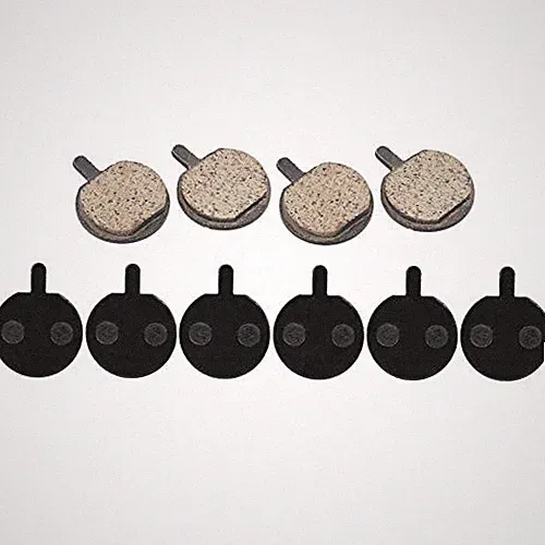 Bike Brake Pads, Bicycle Disc Resin Brakes Pad Semi Metal Smooth Braking Low