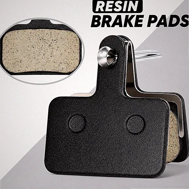 Bike Brake Pads, Disc Brake Pads (Resin, Semi-Metallic) for Mountain Bike