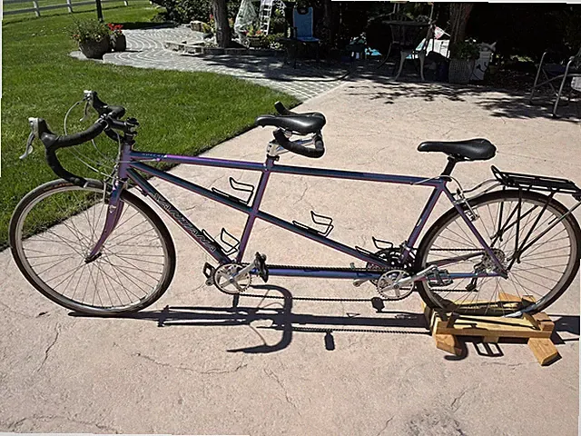 Santana Noventa Columbus Steel Tandem Med/Sm Shimano 3x9 speed. Local pick only